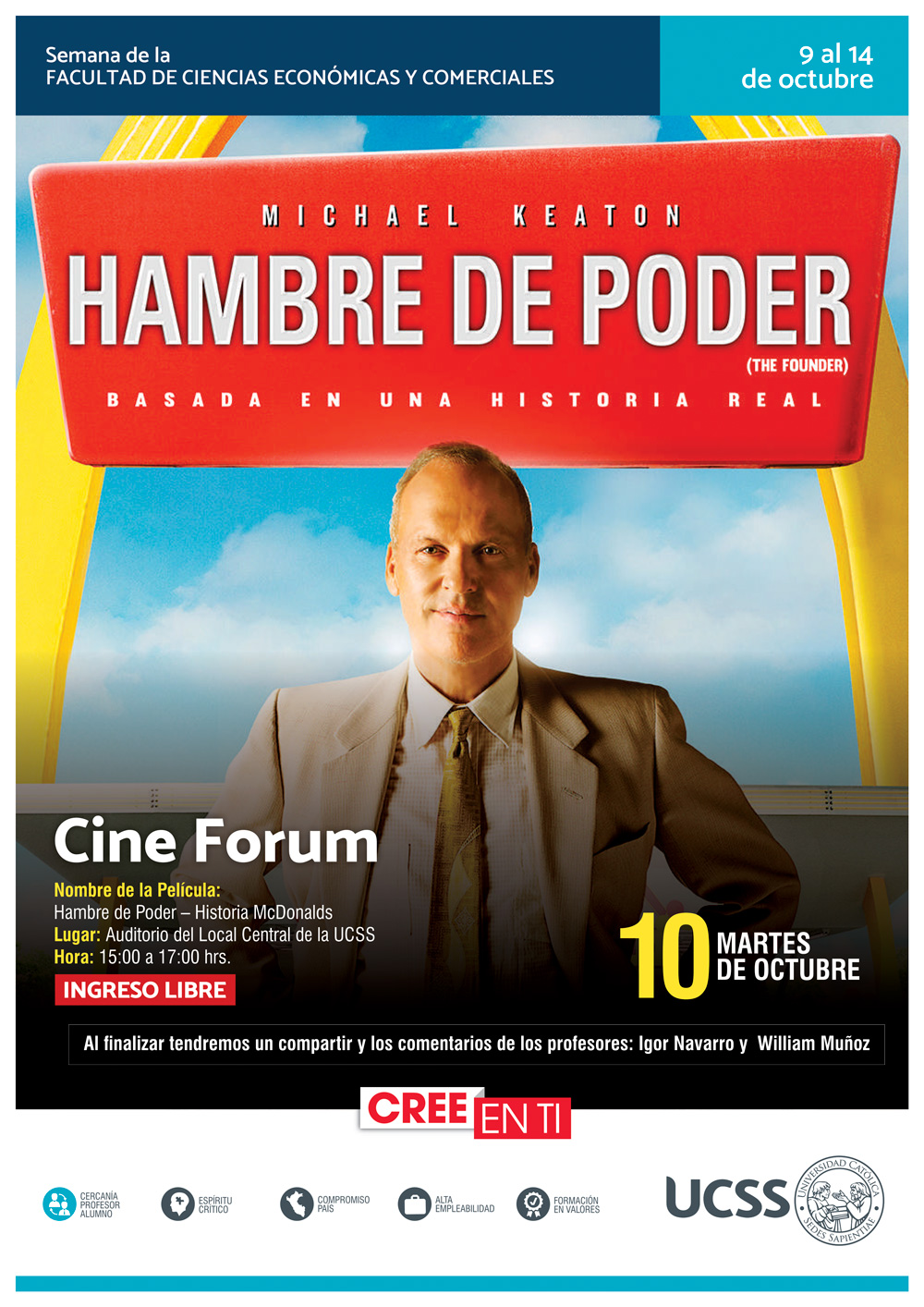 Cine Forum: Hambre de Poder