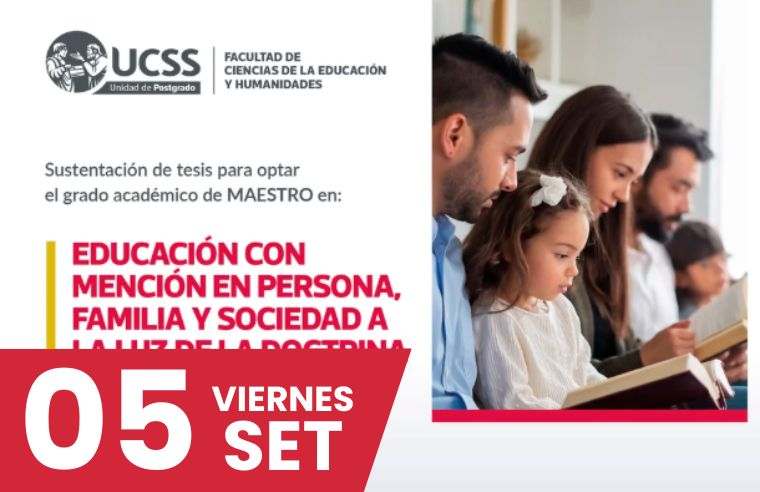 FCEH - SUSTENTACIÓN DE TESIS: LA SUBSIDIARIEDAD EN LA EDUCACIÓN BÁSICA REGULAR: UN ANÁLISIS COMPARATIVO DE LAS CONSTITUCIONES DE 1979 Y 1993 Y DE SUS LEYES GENERALES DE EDUCACIÓN DE 1982 Y 2003