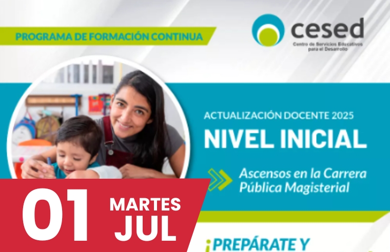 FCEH - PROGRAMA DE FORMACIÓN CONTINUA: ACTUALIZACIÓN DOCENTE 2025. NIVEL INICIAL