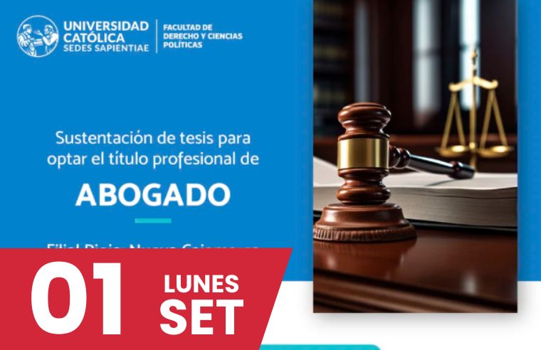 FI: SUSTENTACIÓN DE TESIS: LA RATIFICACIÓN DEL ACUERDO DE ESCAZÚ Y SU IMPLICANCIA JURÍDICA EN LA PROTECCIÓN DE DEFENSORES AMBIENTALES EN EL PERÚ