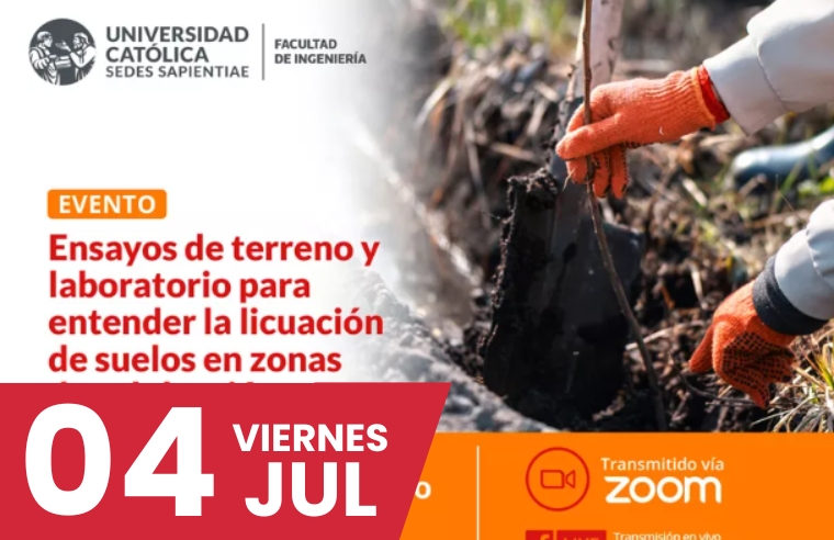 FI: ENSAYOS DE TERRENO Y LABORATORIO PARA ENTENDER LA LICUACION DE SUELOS EN ZONAS DE SUBDUCCION