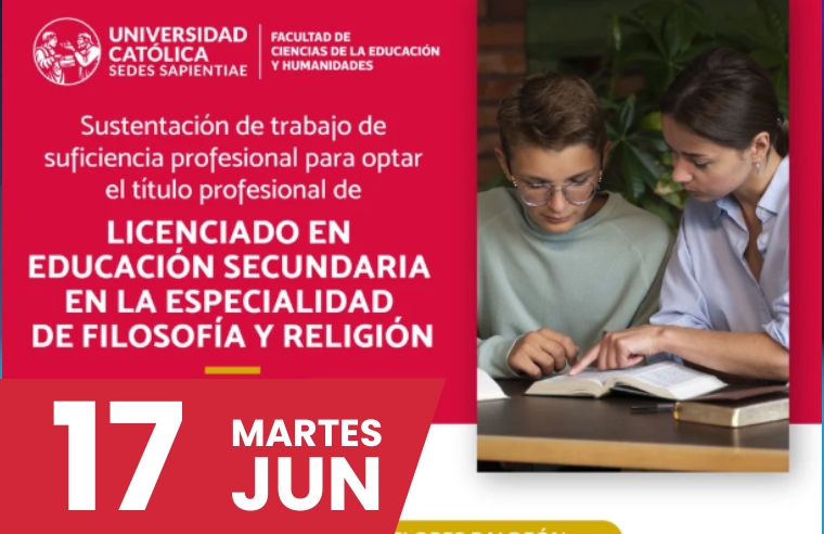 FCEH - SUSTENTACIÓN DE TESIS: PROPUESTA DE PASTORAL EDUCATIVA DESDE EL CARISMA DE LA CONGREGACIÓN ESCLAVAS DE LA SANTÍSIMA EUCARISTÍA Y DE LA MADRE DE DIOS EN LA INSTITUCIÓN EDUCATIVA PARTICULAR REGINA PACIS DE SUR