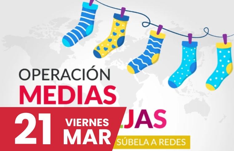 FCEH - CAMPAÑA: OPERACIÓN MEDIAS DISPAREJAS EN REFERENCIA AL DÍA MUNDIAL DEL SÍNDROME DE DOWN