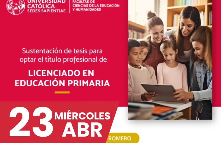 FCEH - SUSTENTACIÓN DE TESIS: LAS HERRAMIENTAS DIGITALES EN EL PROCESO DE ENSEÑANZA APRENDIZAJE EN TIEMPOS DE PANDEMIA DEL COVID-19 EN ESTUDIANTES DE TERCER GRADO DE PRIMARIA DE LA INSTITUCIÓN EDUCATIVA FE Y ALEGRÍA N° 1, SMP-2022