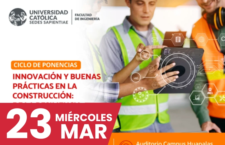FI: ABRIL: CICLO DE PONENCIAS INNOVACIÓN Y BUENAS PRÁCTICAS EN LA CONSTRUCCIÓN: DE LA RESILIENCIA ESTRUCTURAL A LA CALIDAD DE MATERIALES