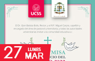 COMUNICACIÓN CORPORATIVA: SANTA MISA POR EL INICIO DEL I CICLO 2023.