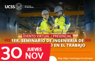 FI: 1ER. SEMINARIO DE INGENIERÍA DE SEGURIDAD Y SALUD EN EL TRABAJO