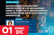 FCEC: Ponencia Neurociencia y Educación: Percepciones de los educadores sobre el papel de la neurociencia y las estrategias didácticas para el aprendizaje