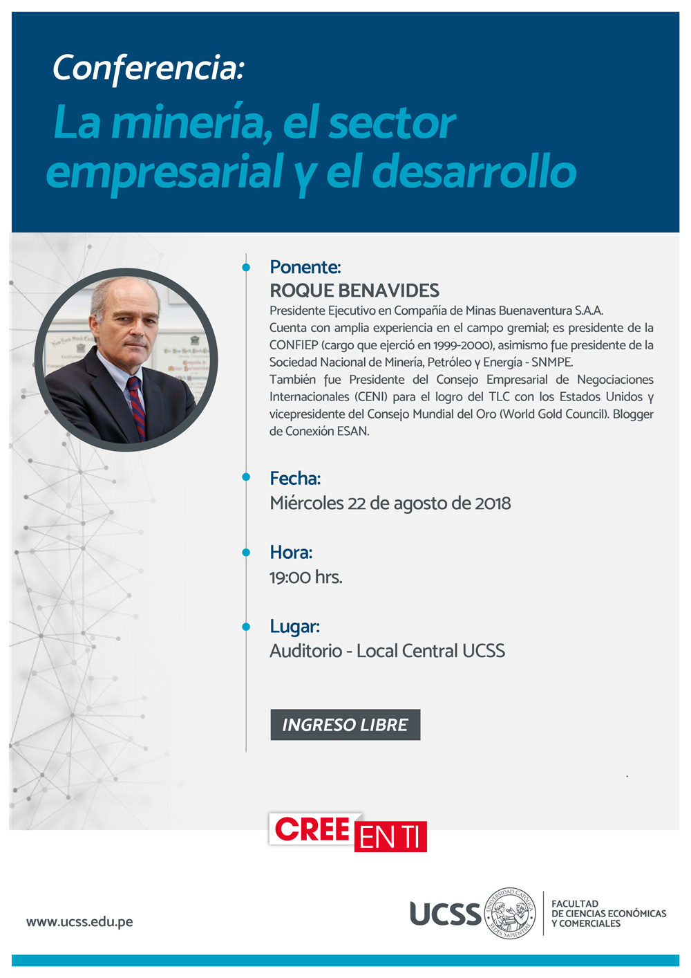 Conferencia: La minería, el sector empresarial y el desarrollo