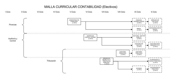 Ver Malla Curricular Contabilidad Electivo - FCEC