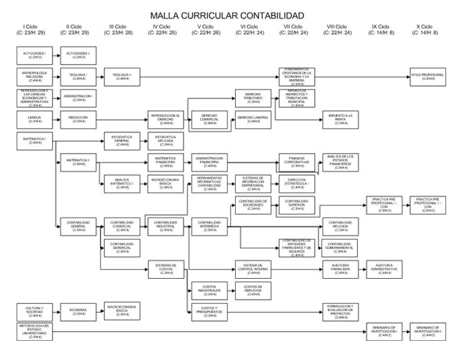 Ver Malla Curricular Contabilidad - FCEC