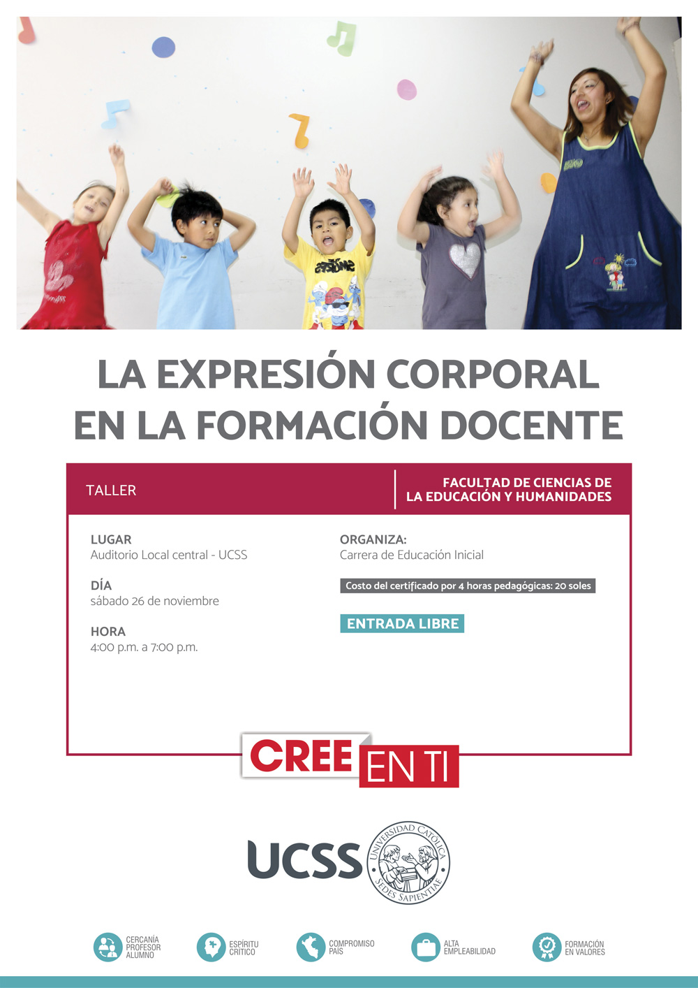 FCEH: La expresión corporal en la formación docente