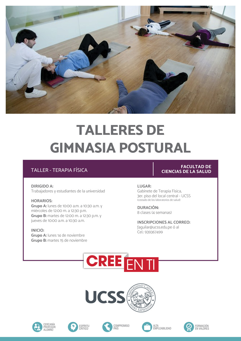 FCS: Talleres de gimnasia postural