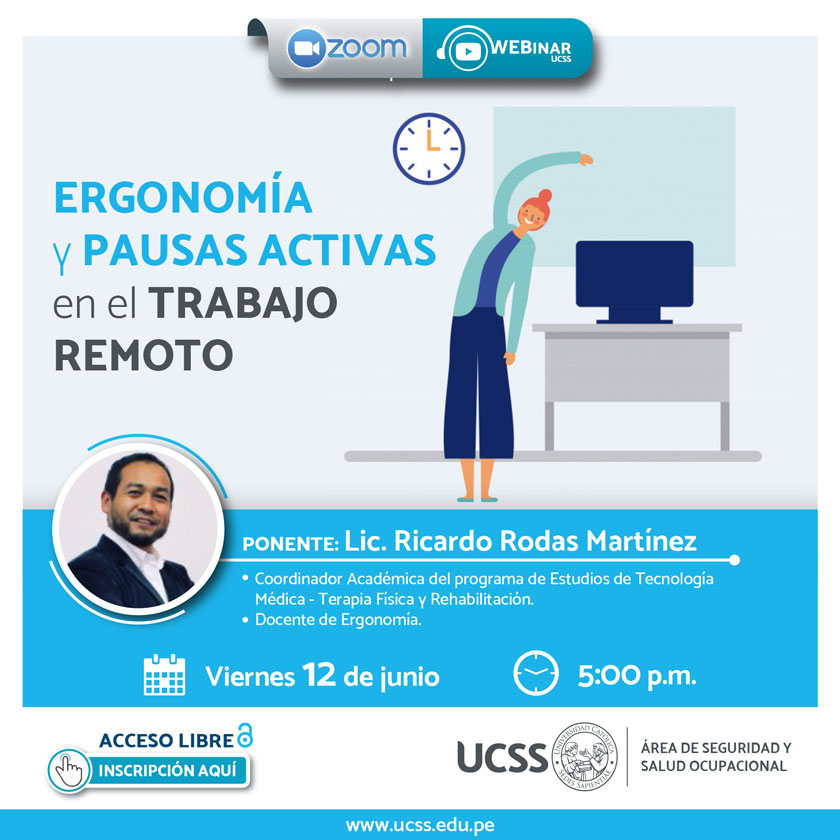 Ergonomía y pausas activas en el trabajo remoto