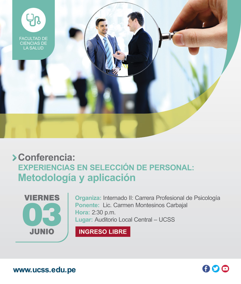 FCS: Conferencia Experiencia en selección de personal: Metodología y aplicación