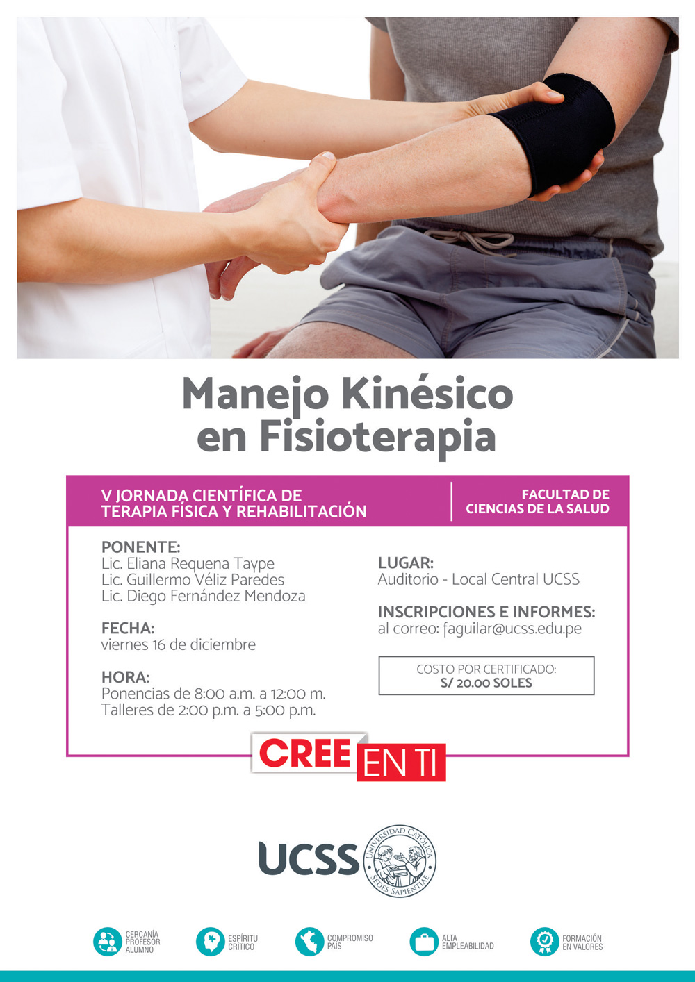 FCS: Manejo kinésico en fisioterapia
