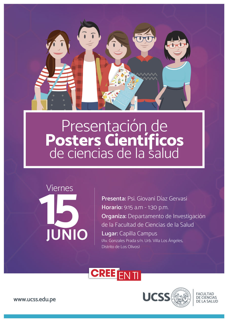 Presentación de posters científicos en ciencias de la salud 