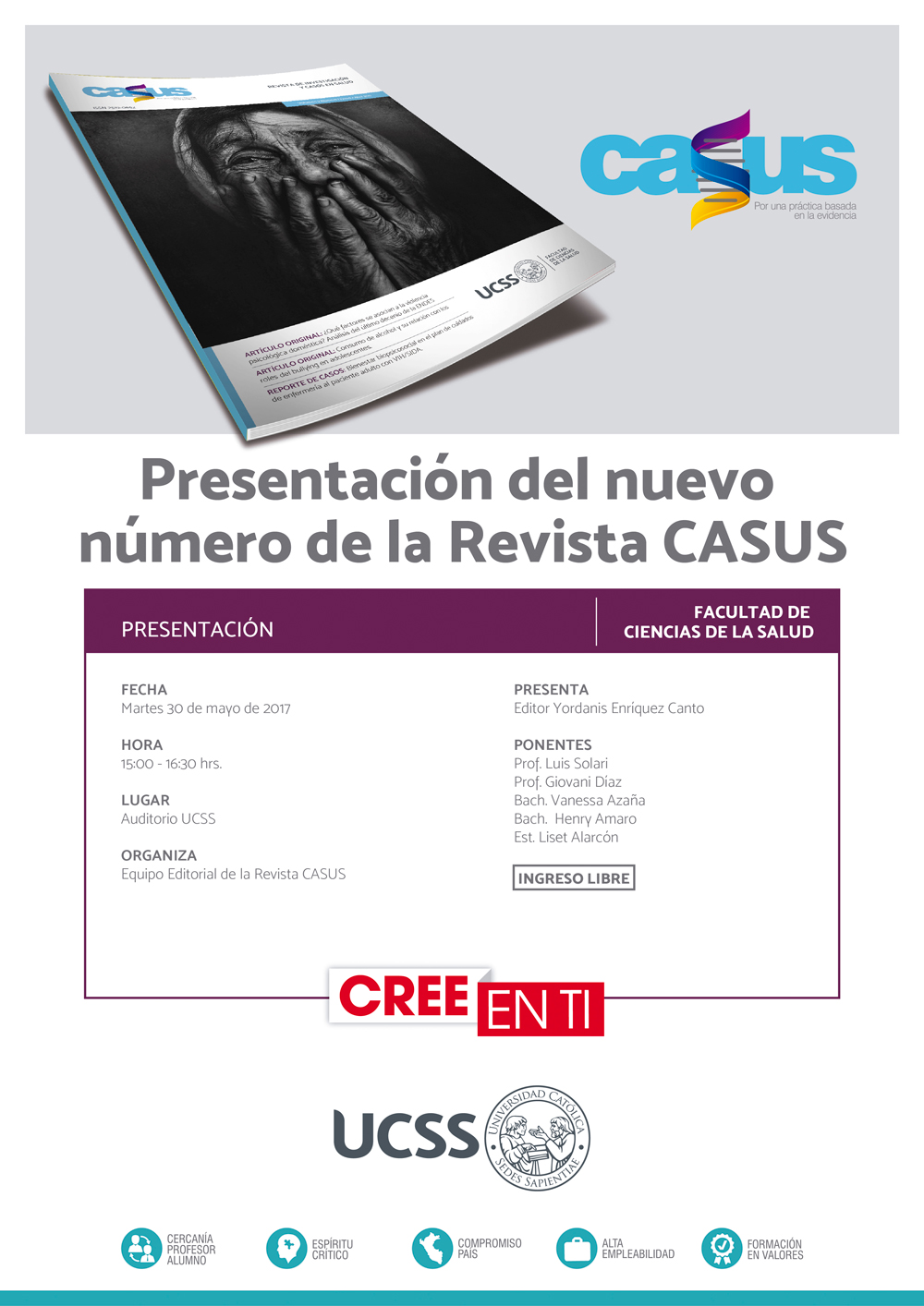 FCS: Presentación del nuevo número de la revista CASUS