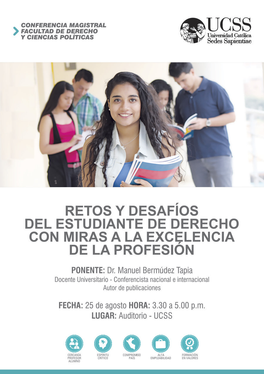 FDCP: retos y desafíos del estudiante de derecho con miras a la excelencia de la profesión