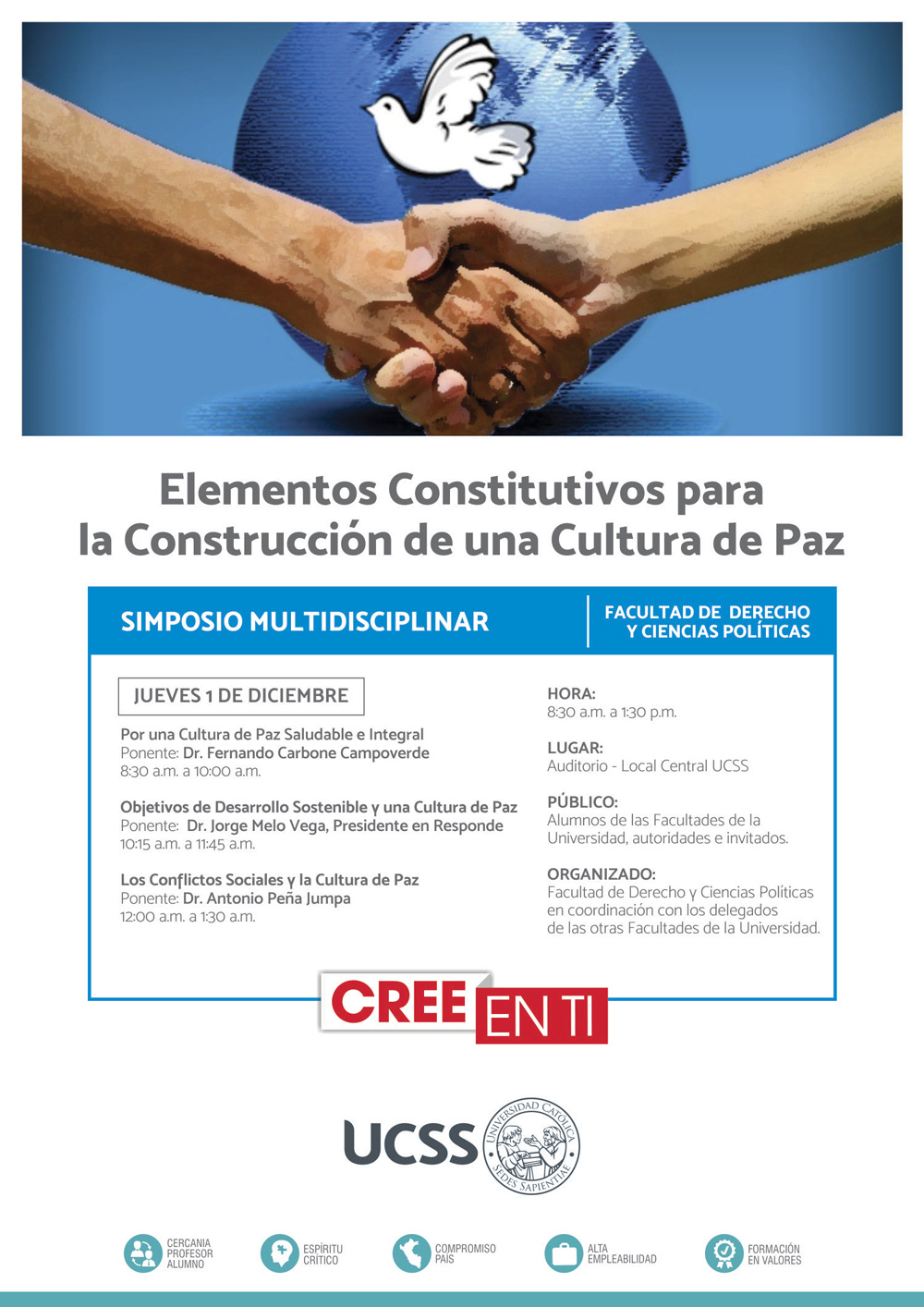 FDCP: Elementos constitutivos para la construcción de una cultura de paz