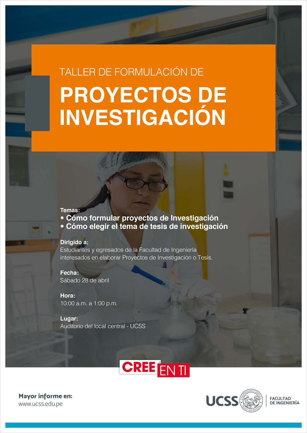 FI: Taller de formulación de proyectos de investigación