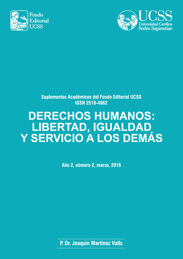 Derechos Humanos: libertad, igualdad y servicios a los demás por Mons. Dr. Joaquín Martínez Valls