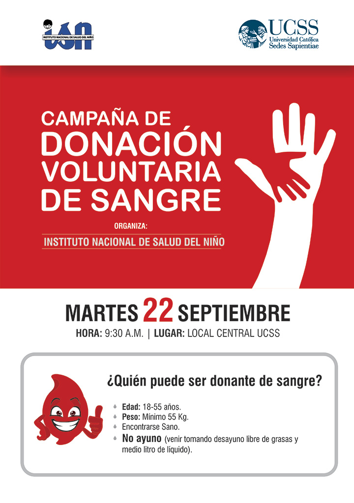 Campana Donación Voluntaria de Sangre
