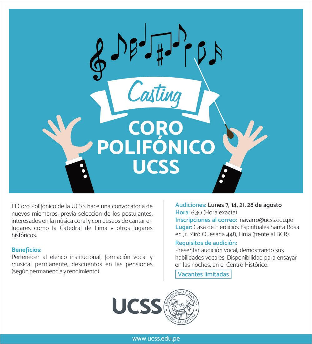 Casting Coro Polifónico UCSS