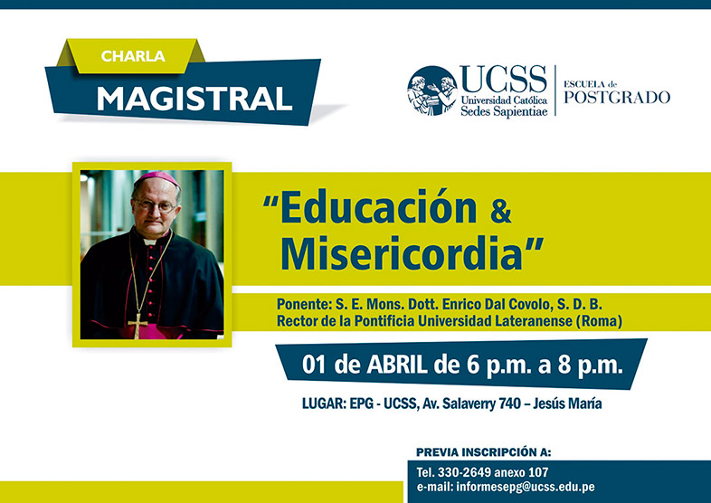 Charla Magistral Educación y Misericordia