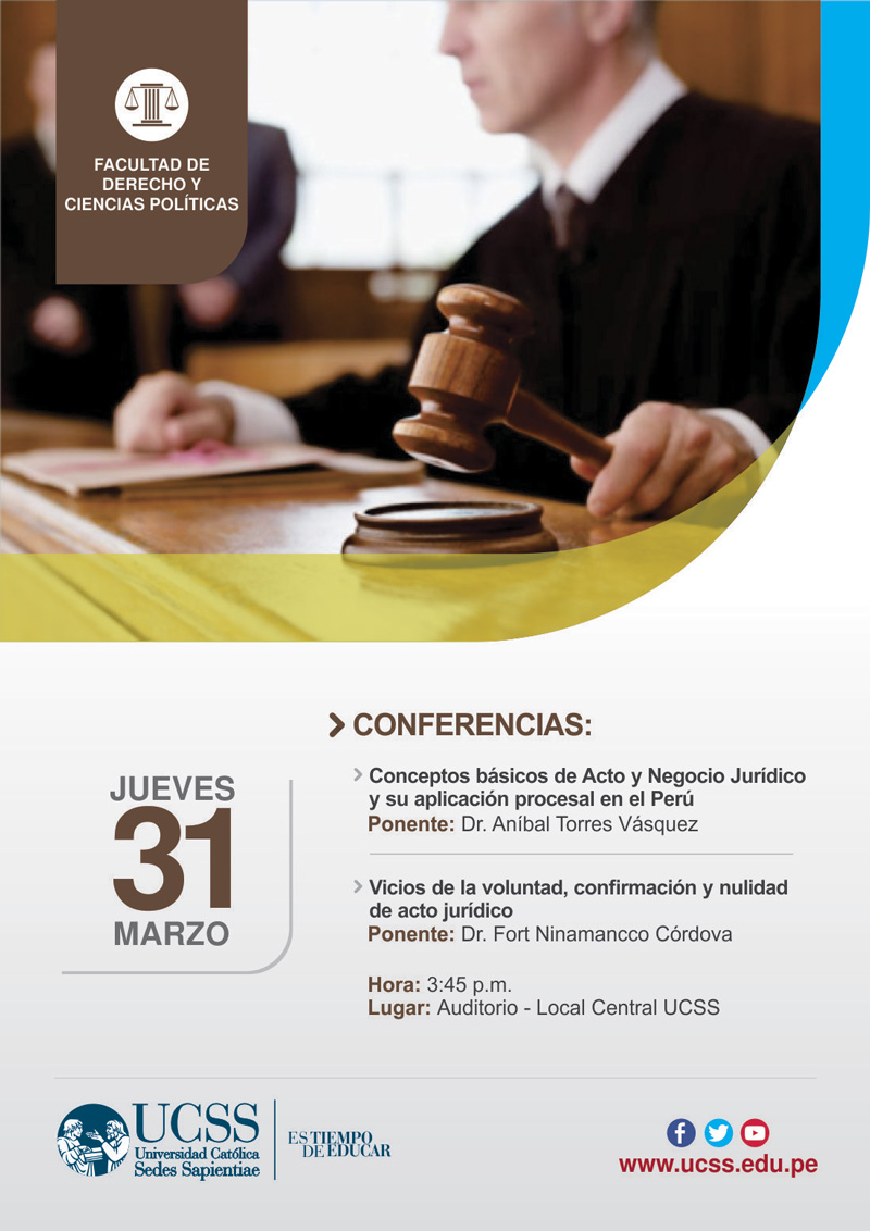 Conferencias Facultad de Derecho