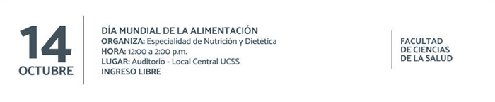 Día mundial de la alimentación