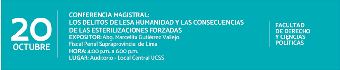 Los delitos de lesa humanidad y las consecuencias de las esterilizaciones forzadas