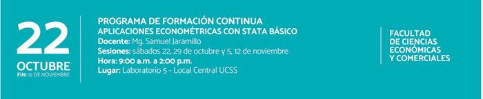 Aplicaciones econométricas con stata básico