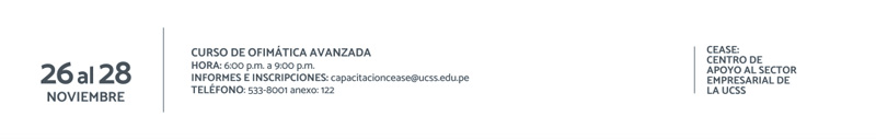 Curso de ofimática avanzada
