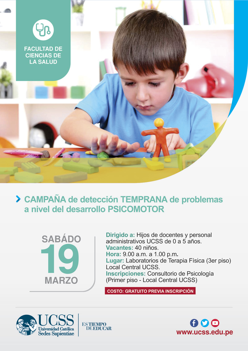 Campaña de detección temprana de problemas a nivel del desarrollo Psicomotor