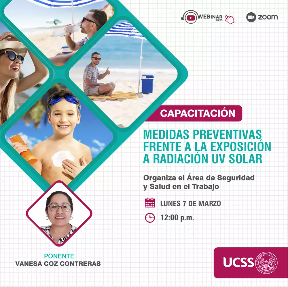 CAPACITACIÓN - MEDIDAS PREVENTIVAS FRENTE A LA EXPOSICIÓN A RADIACIÓN  UV SOLAR